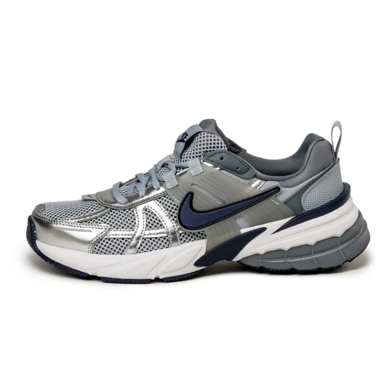 Nike Sneakers En Cuir|Chunky Sneakers*V2K Run Wolf Grey / Midnight Navy / Cool Grey / White