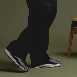 Nike Sneakers En Cuir|Chaussures De Running Retro*Wmns Air Footscape Woven *Smoke Grey* Black / Smoke Grey / Sail