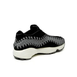 Nike Sneakers En Cuir|Chaussures De Running Retro*Wmns Air Footscape Woven *Smoke Grey* Black / Smoke Grey / Sail
