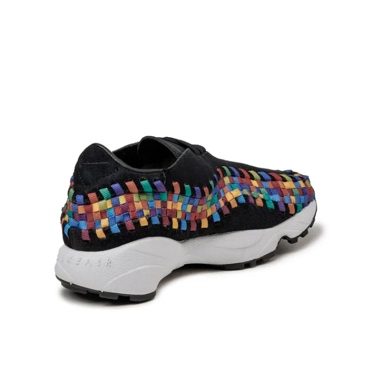 Nike Sneakers En Cuir|Chaussures De Running Retro*Wmns Air Footscape Woven Black / Black / White