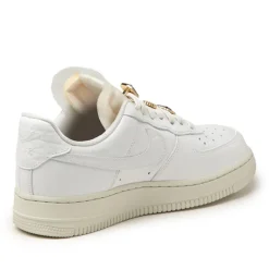 Nike Sneakers En Cuir|Sneakers Blancs*Wmns Air Force 1 Low PRM Summit White / Summit White / Sea Glass