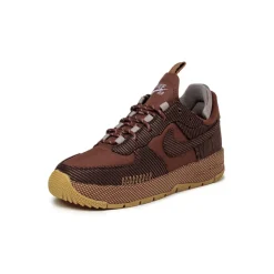 Nike Sneakers En Cuir*Wmns Air Force 1 *Wild* Dark Pony / Dark Pony / Light Violet Ore / Flax