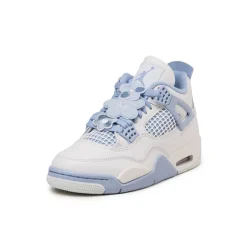 Jordan Sneakers Montantes|Sneakers En Cuir*Nike Wmns Air 4 Retro *Aluminum* White / Aluminium / Blue Tint / Oil Green