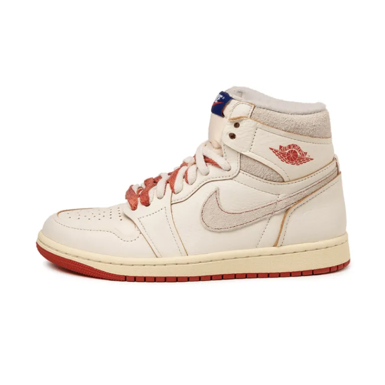 Jordan Sneakers Montantes|Sneakers En Cuir*Nike Wmns Air 1 Retro High OG *Rare Air Cinnabar* Sail / Cinnabar / Light Bone