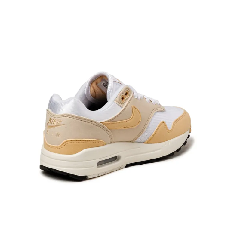 Nike Sneakers En Cuir|Chaussures De Running Retro*Wmns Air Max 1 '87 Light Orewood Brown / White Onyx / White / Sail