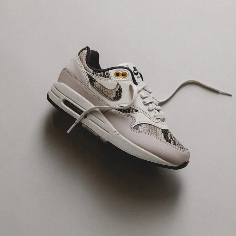 Nike Sneakers En Cuir|Chaussures De Running Retro*Wmns Air Max 1 '87 Light Orewood Brown / Multicolor / Malt