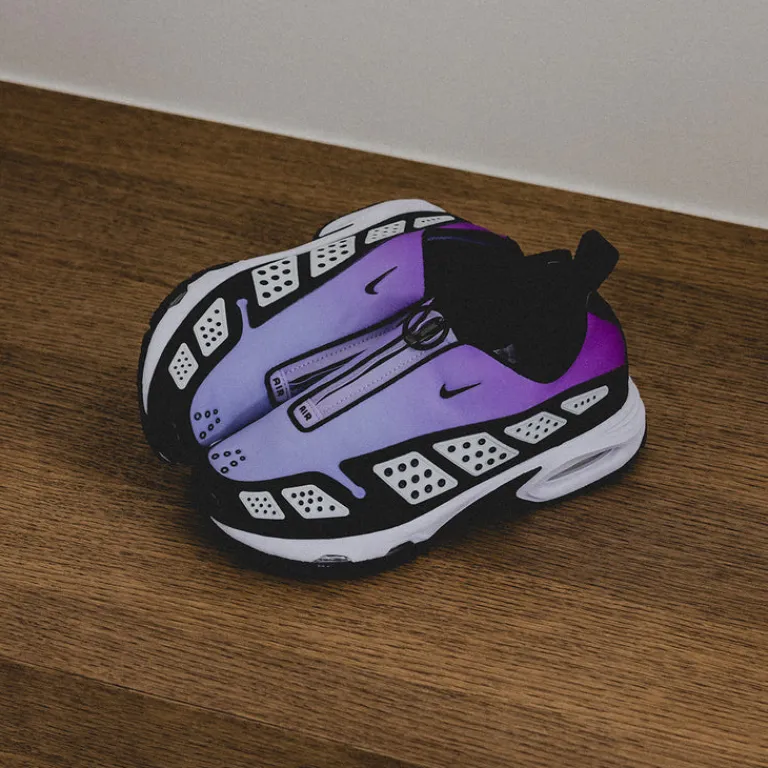 Nike Sneakers En Cuir|Chaussures De Running Retro*Wmns Air Max SNDR Hyper Viloet / Black / White / Hydrangeas