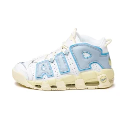 Nike Sneakers Montantes|Sneakers En Cuir*Wmns Air More Uptempo White / Cobalt Bliss / Alabaster