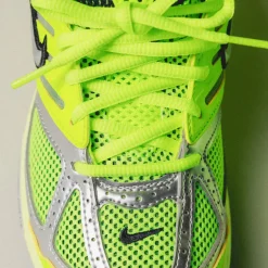Nike Sneakers En Cuir|Chaussures De Running Retro*Wmns Air Pegasus 2005 Volt / Metallic Silver / Black / Pure Platinum