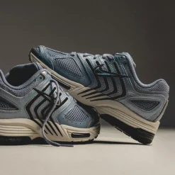 Nike Sneakers En Cuir|Chaussures De Running Retro*Wmns Air Pegasus 2005 C.O.R. Ashen Slate / Light Orewood Brown / Light Carbon / Chrome