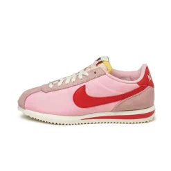 Nike Sneakers En Cuir|Chaussures De Running Retro*Wmns Cortez TXT Medium Soft Pink / Fire Red / Sail / Team Orange