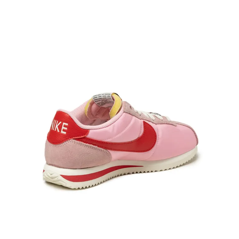 Nike Sneakers En Cuir|Chaussures De Running Retro*Wmns Cortez TXT Medium Soft Pink / Fire Red / Sail / Team Orange