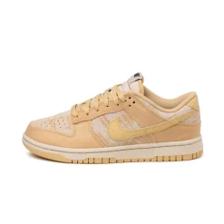 Nike Sneakers En Cuir*Wmns Dunk Low Light Orewood Brown / University Red / Black / Sesame