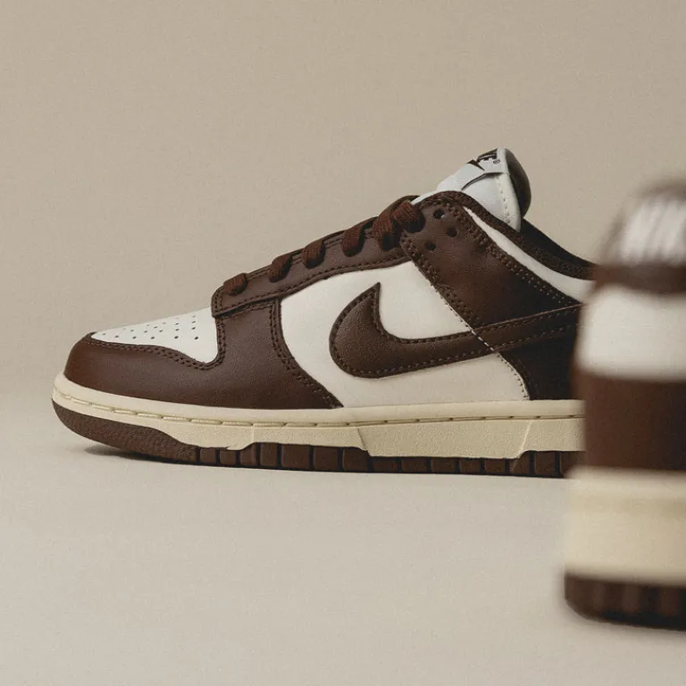 Nike Sneakers En Cuir*Wmns Dunk Low Sail / Cacao Wow / Coconut Milk