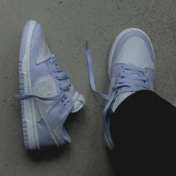 Nike Sneakers En Cuir*Wmns Dunk Low Ghost / Platinum Tint / Summit White