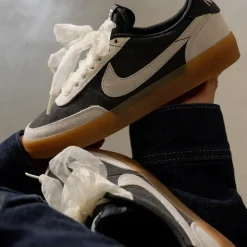 Nike Sneakers En Cuir|Baskets Décontractées Terrace*Wmns Killshot 2 Off Noir / Sail / Gum Yellow