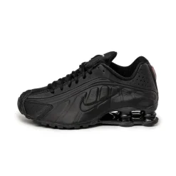 Nike Sneakers Végétaliens|Chaussures De Running Retro*Wmns Shox R4 Black / Black / Black / Max Orange