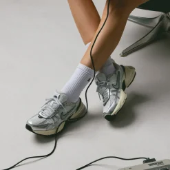 Nike Sneakers Végétaliens|Sneakers Blancs*Wmns V2K Run Summit White / Metallic Silver