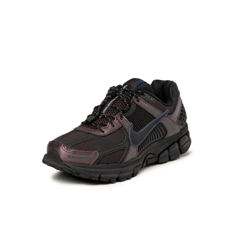 Nike Sneakers En Cuir|Chaussures De Running Retro*Wmns Zoom Vomero 5 Burgundy Crush / Black / Midnight Navy / Black