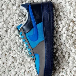 Nike Sneakers En Cuir*x Stash Air Force 1 Low SP Soft Grey / Varsity Royal / Harbor Blue