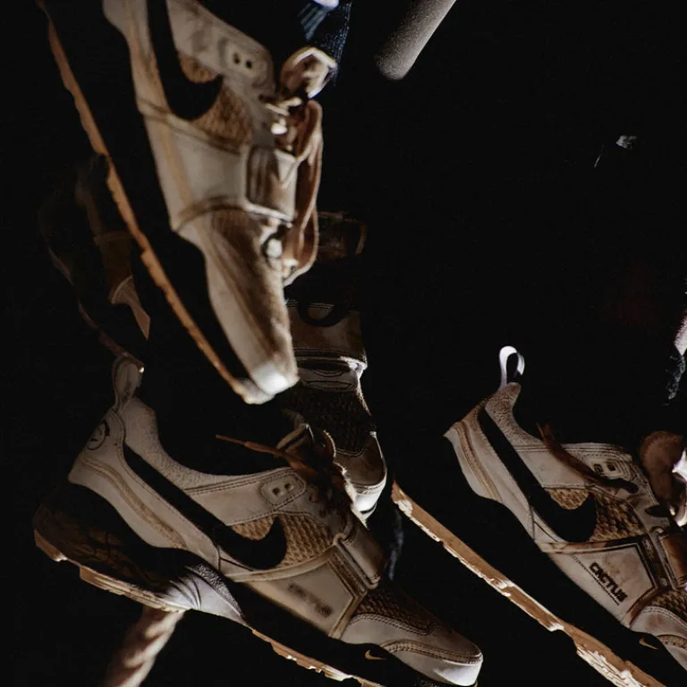 Nike Sneakers En Cuir|Sneakers Blancs*x Travis Scott Zoom Field Jaxx White / Light Chocolate / White