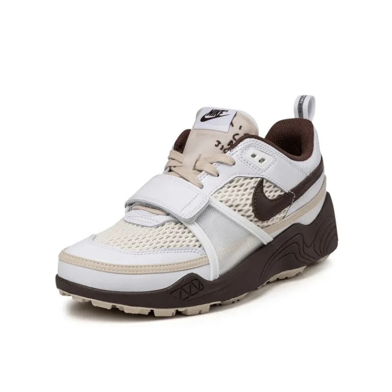 Nike Sneakers En Cuir|Sneakers Blancs*x Travis Scott Zoom Field Jaxx White / Light Chocolate / White