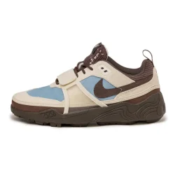 Nike Sneakers En Cuir*x Travis Scott Zoom Field Jaxx Leche Blue / Baroque Brown / Pale Ivory