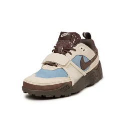Nike Sneakers En Cuir*x Travis Scott Zoom Field Jaxx Leche Blue / Baroque Brown / Pale Ivory