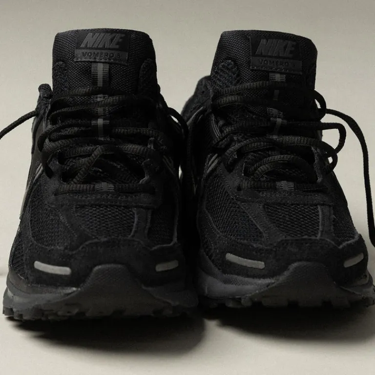 Nike Sneakers En Cuir|Chaussures De Running Retro*Zoom Vomero 5 Black / Anthracite / Metallic Dark