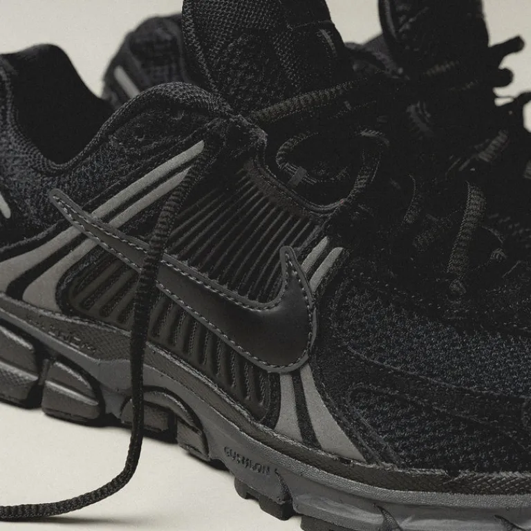 Nike Sneakers En Cuir|Chaussures De Running Retro*Zoom Vomero 5 Black / Anthracite / Metallic Dark