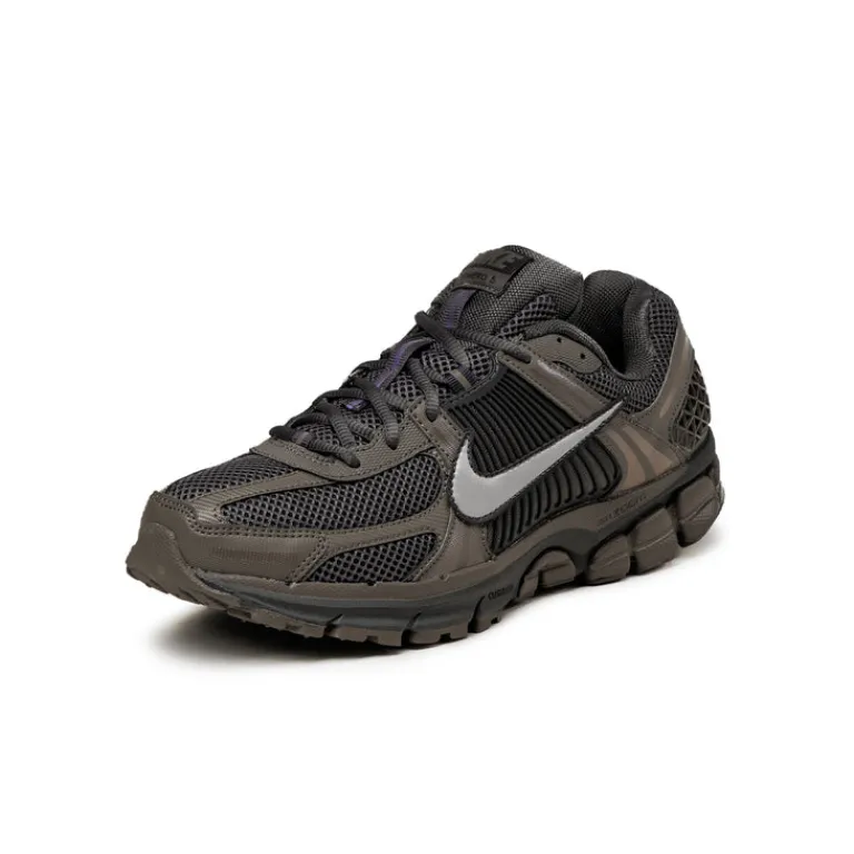 Nike Sneakers En Cuir|Chaussures De Running Retro*Zoom Vomero 5 Cave Stone / Multicolor / Medium Ash / Metallic Silver