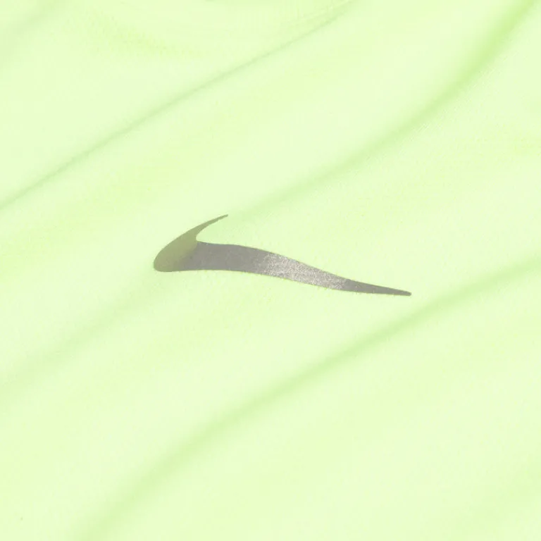 Nike Running|T-Shirts*Dri-FIT Miler UV Running Top Barely Volt / Reflective Silver