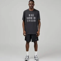 Nike Running|T-Shirts*Rise 365 Running Division Dri-FIT Running Top Black / Photon Dust
