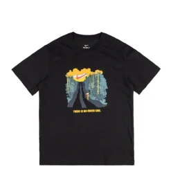 Nike T-Shirts*Running T-Shirt *There Is No Finish Line* Black