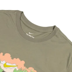 Nike T-Shirts*Running T-Shirt *There Is No Finish Line* Light Army