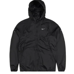 Nike Gilets|Running*Stride Repel UV Running Jacket Black / Black / Reflective Silver