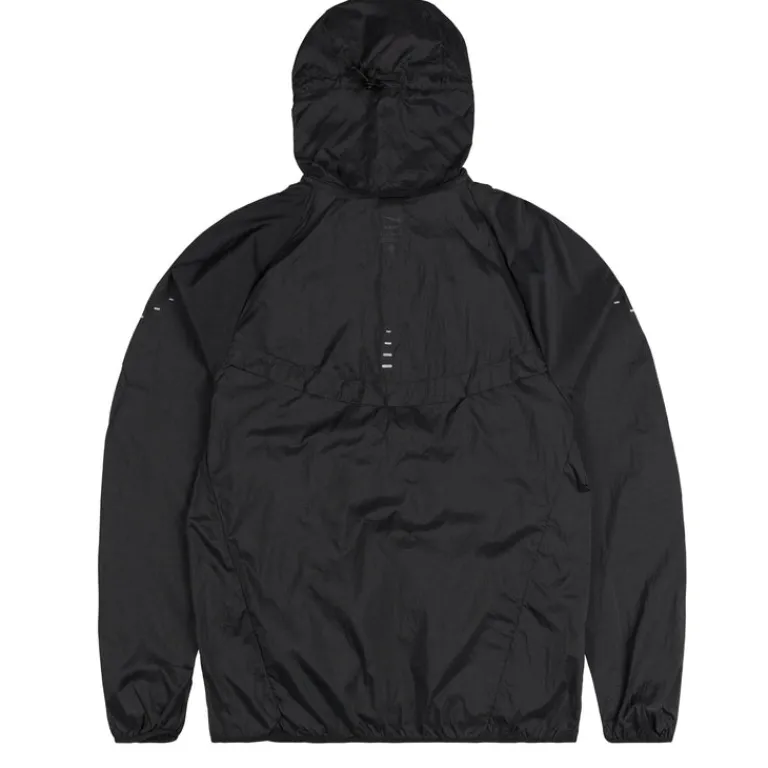 Nike Gilets|Running*Stride Repel UV Running Jacket Black / Black / Reflective Silver