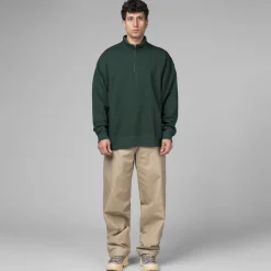 Nike Pullover*Wool Classic Quarter Zip Pro Green
