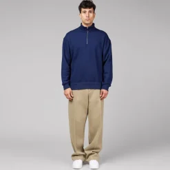 Nike Pullover*Wool Classic Quarter Zip Blue Void