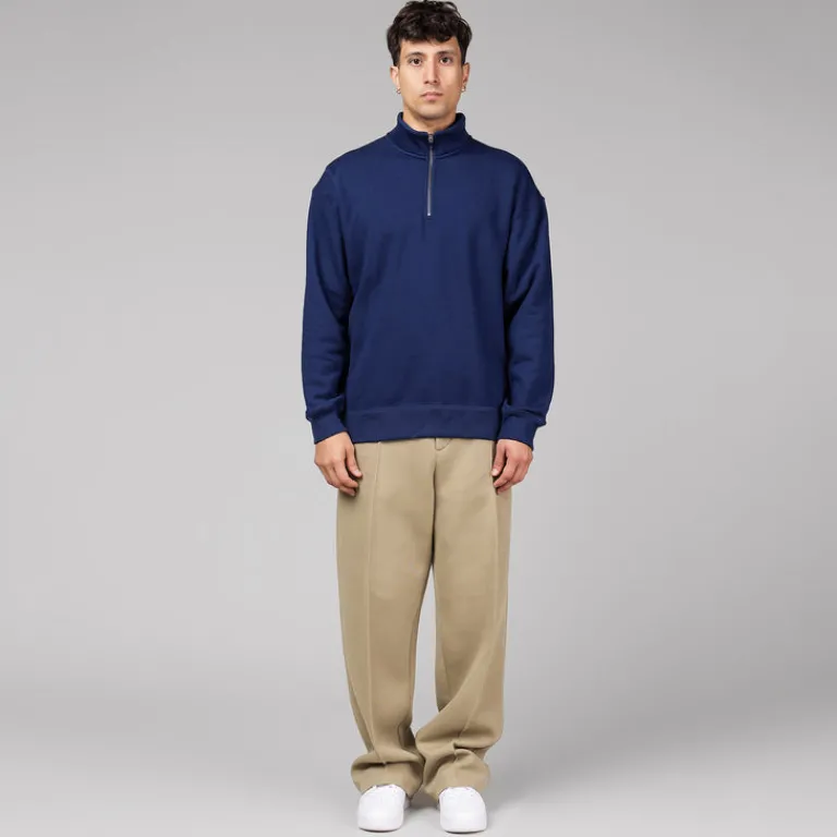 Nike Pullover*Wool Classic Quarter Zip Blue Void