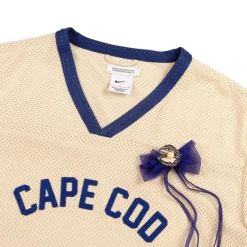 Nike T-Shirts*x Bode Rec. Mesh Jersey Ecru / Deep Royal Blue