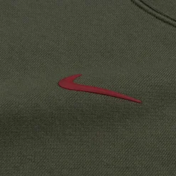 Nike Pullover*x Nocta Fleece CS Crew Cargo Khaki / Team Red