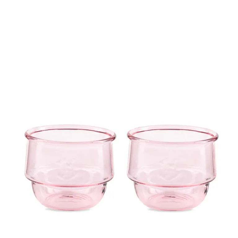 Niko June Vaisselle*Kantine Drinking Glass 2 Pcs Pink
