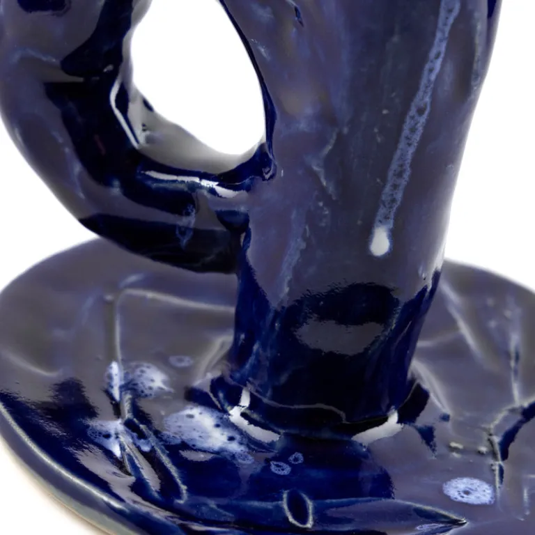 Niko June Bougies & Parfums D'Ambiance*Studio Candlestick Dark Blue
