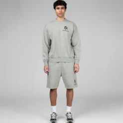 No Problemo Shorts*NYP Sweatshort Grey Marl