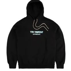 No Problemo Sweats À Capuche*Try Again Hoodie Black