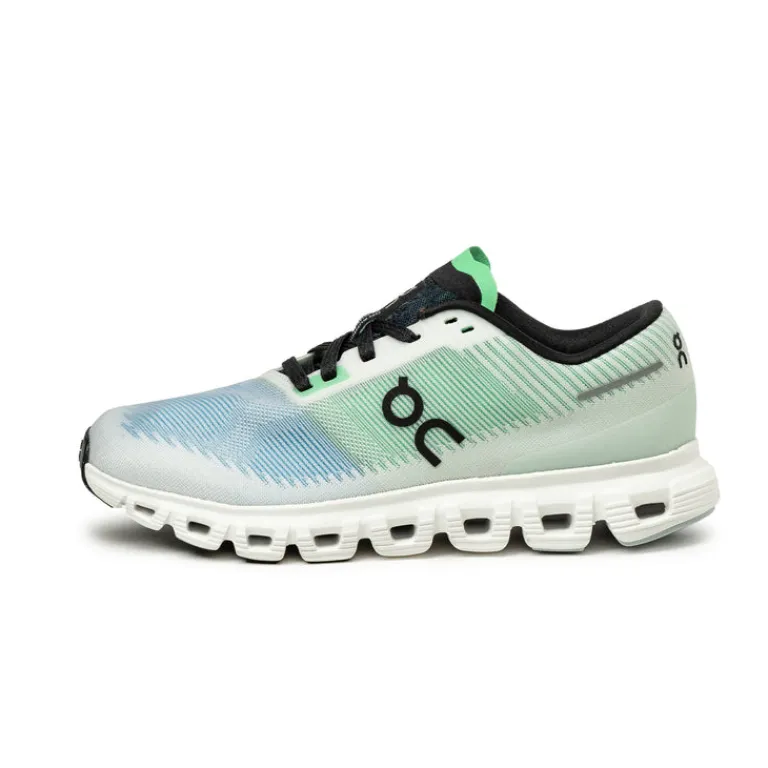 On Chaussures De Running|Sneakers Blancs*Cloud 6 Push W Horizon / Honeydew