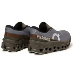 On Sneakers Végétaliens|Chaussures De Running*x Pleasures x The Loop Cloudmster 2 Mist / Olive