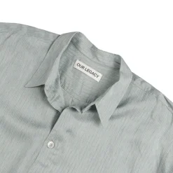 Our Legacy Chemises*Beyond Shirt Shortsleeve Geo Stripe Ceremonial Viscose
