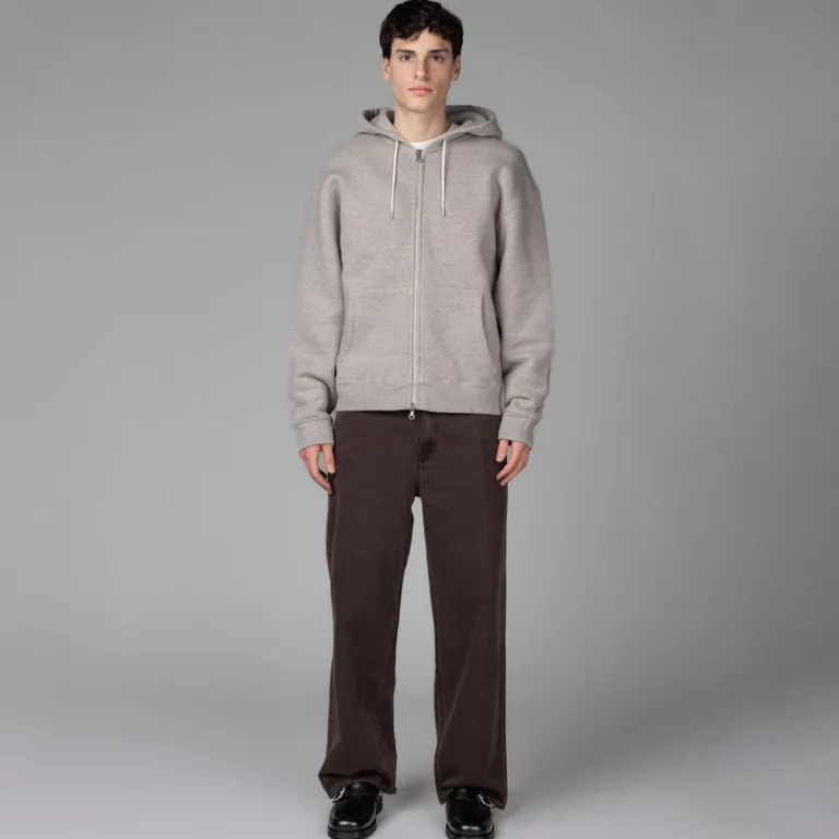 Our Legacy Sweats À Capuche*Rascal Hood Grey Melange Victory Fleece